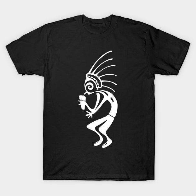 Kokopelli drink tonic white T-Shirt by ngmx